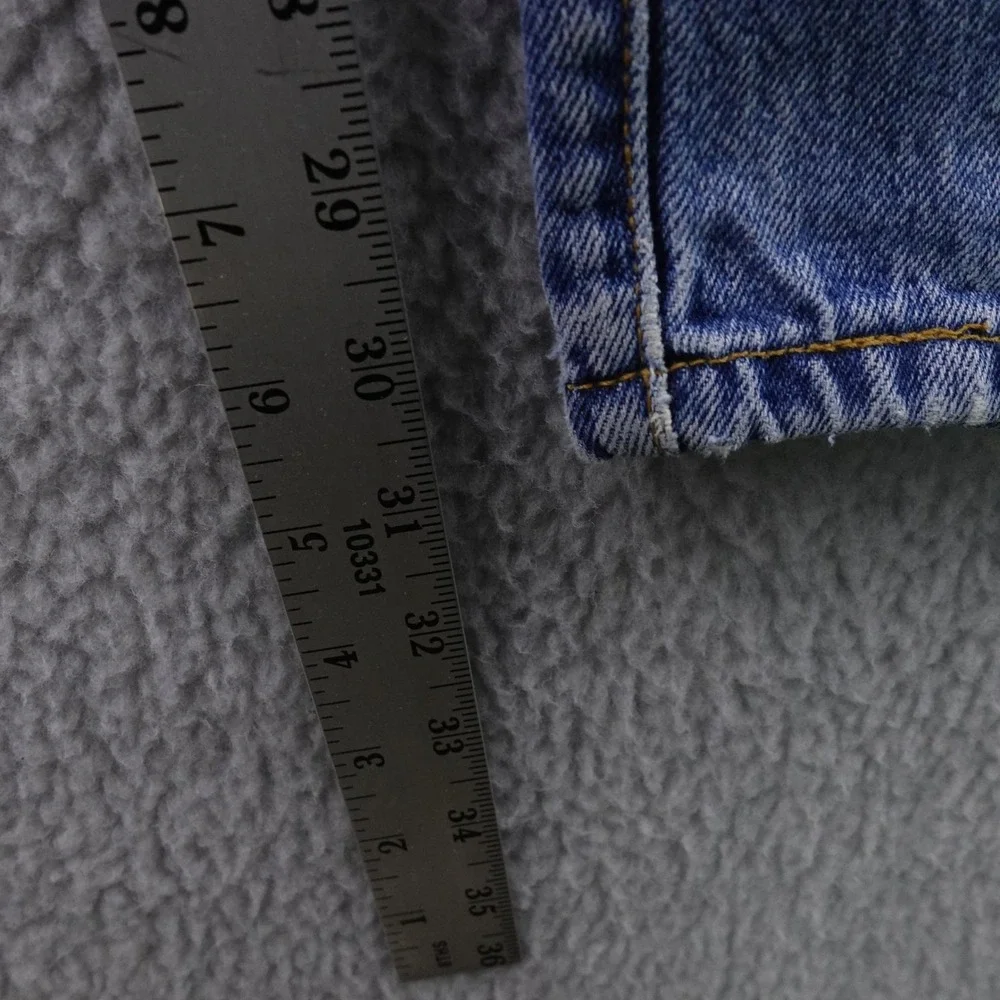 Vintage Levi Strauss Co 501 Jeans Mens 38x32 Blue Denim Button Fly Straight Leg